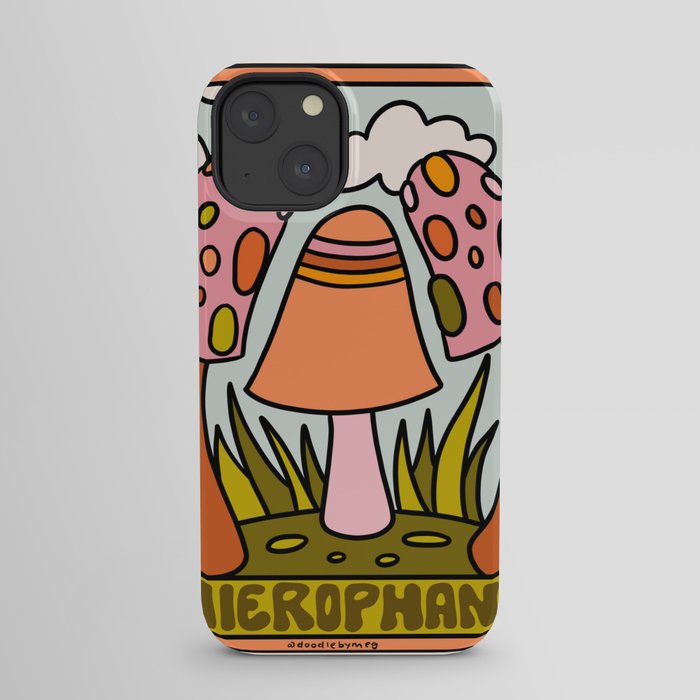 5. The Hierophant Mushroom iPhone Case