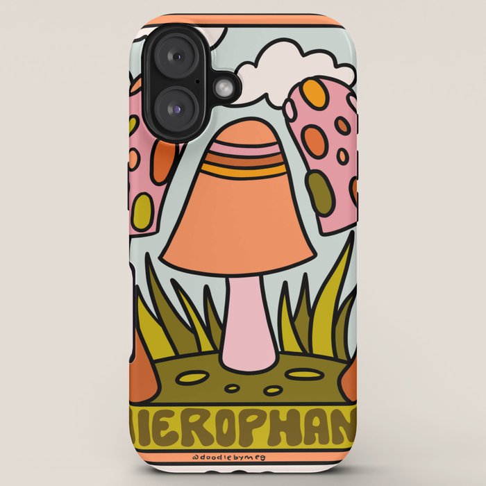 5. The Hierophant Mushroom iPhone Case