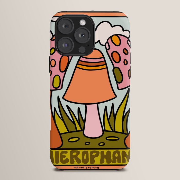 5. The Hierophant Mushroom iPhone Case
