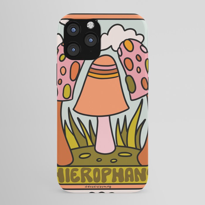 5. The Hierophant Mushroom iPhone Case