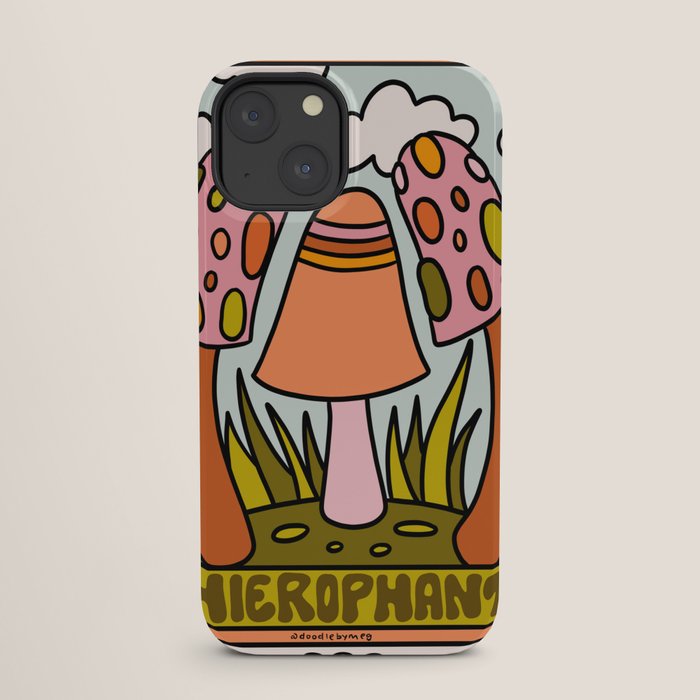 5. The Hierophant Mushroom iPhone Case