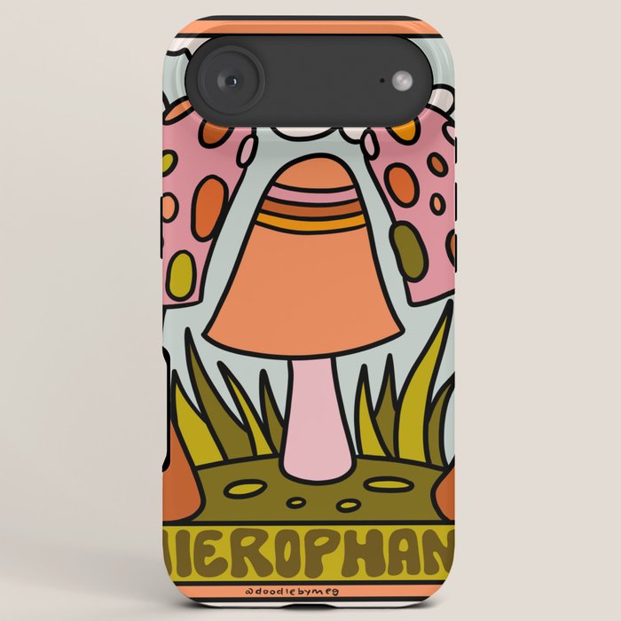 5. The Hierophant Mushroom iPhone Case