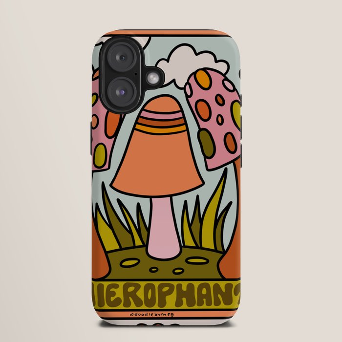 5. The Hierophant Mushroom iPhone Case