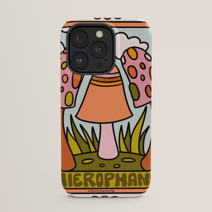 5. The Hierophant Mushroom iPhone Case