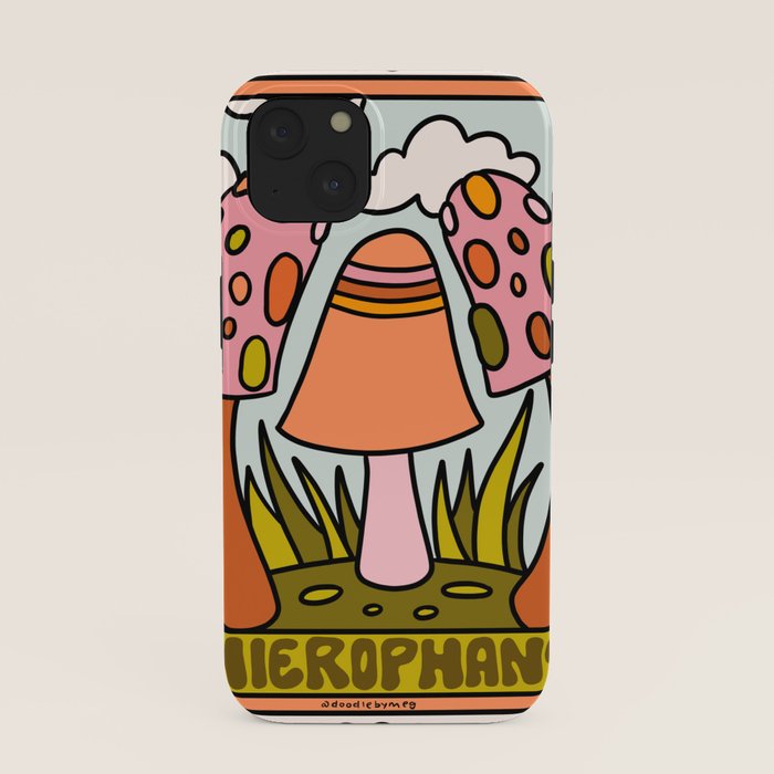 5. The Hierophant Mushroom iPhone Case