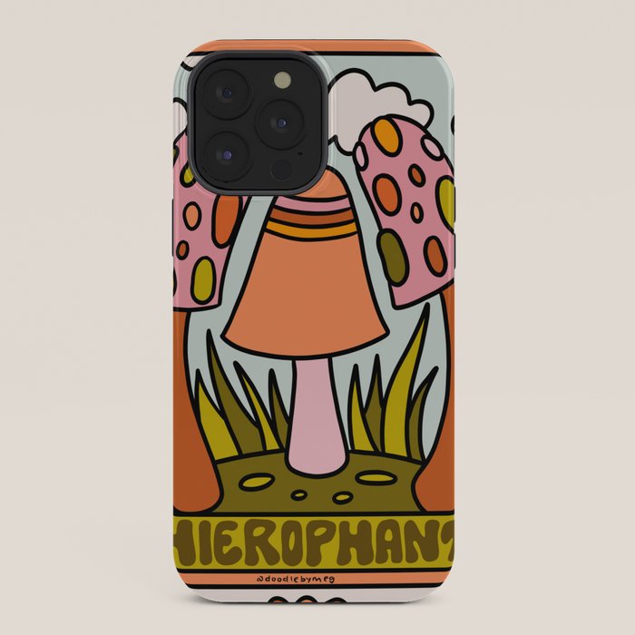 5. The Hierophant Mushroom iPhone Case
