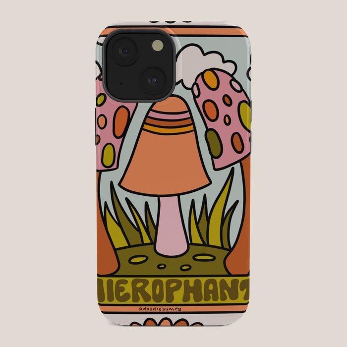5. The Hierophant Mushroom iPhone Case