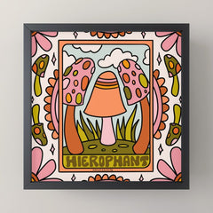 5. The Hierophant Mushroom Mini Art Print