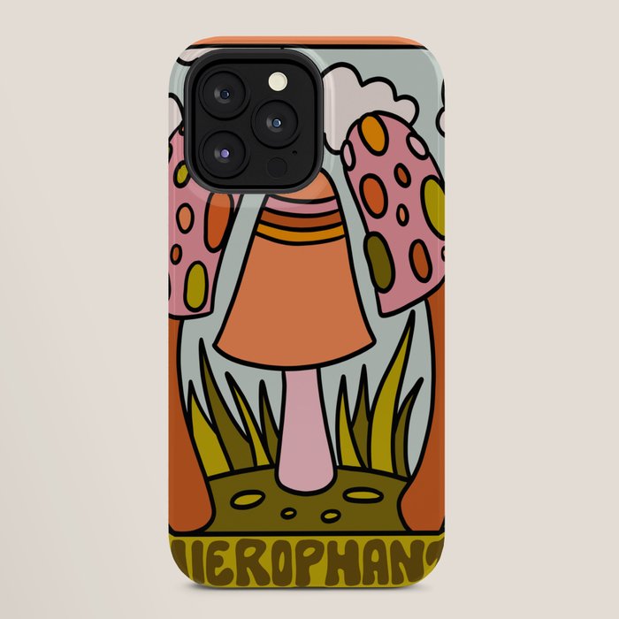 5. The Hierophant Mushroom iPhone Case