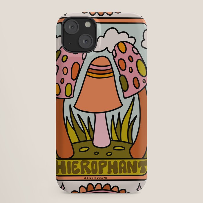5. The Hierophant Mushroom iPhone Case