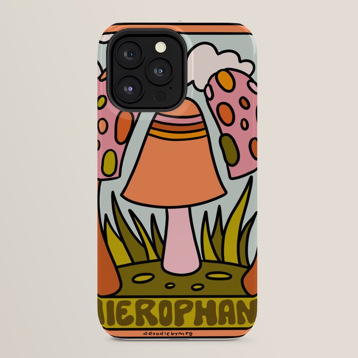 5. The Hierophant Mushroom iPhone Case