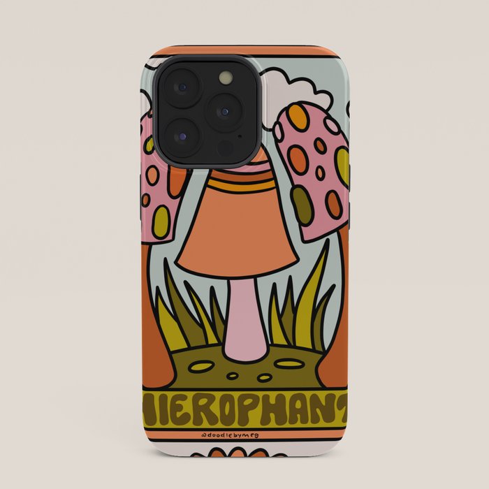 5. The Hierophant Mushroom iPhone Case