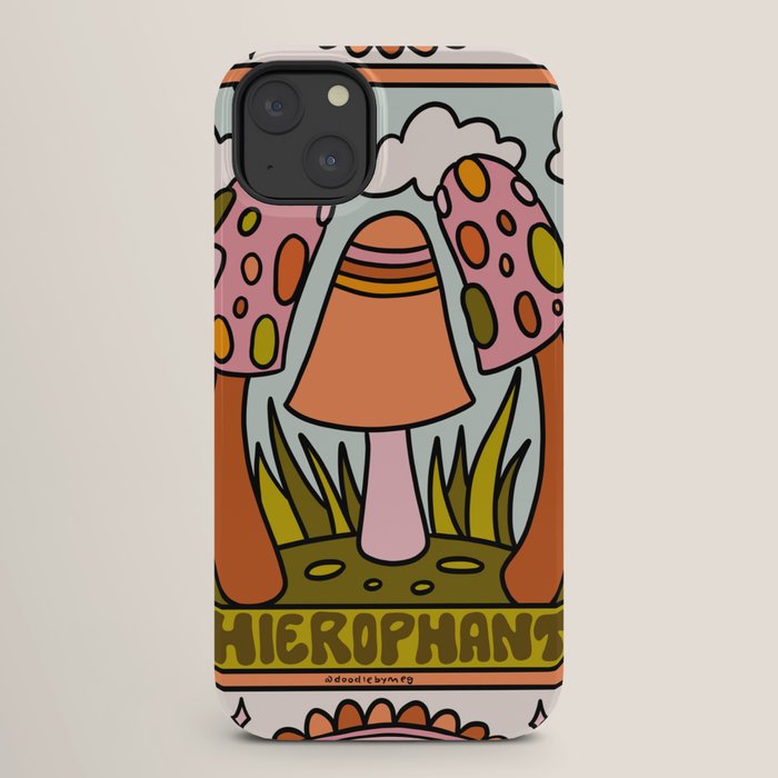 5. The Hierophant Mushroom iPhone Case