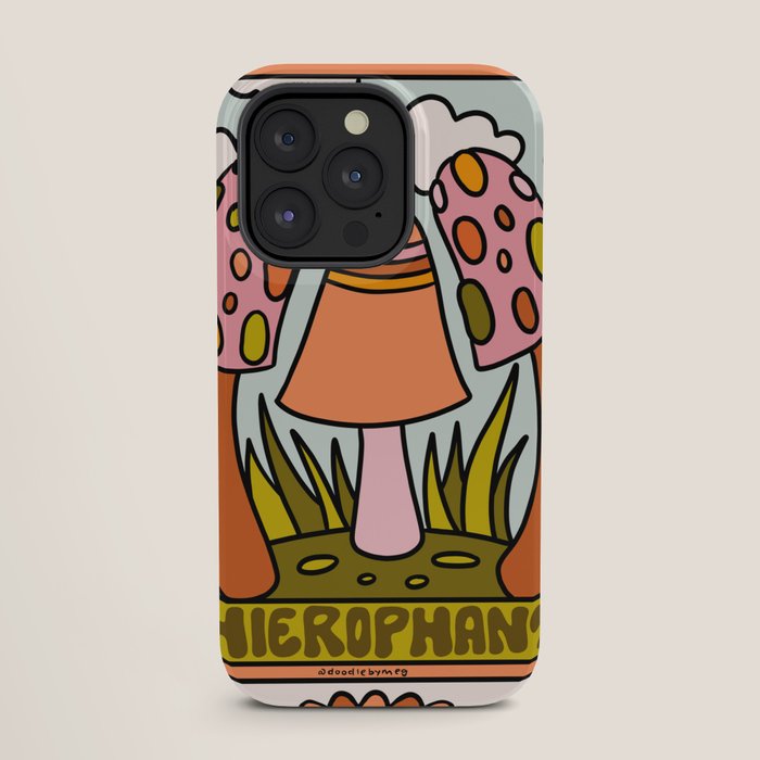 5. The Hierophant Mushroom iPhone Case
