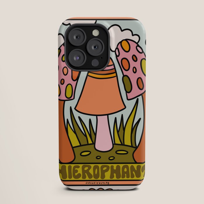 5. The Hierophant Mushroom iPhone Case