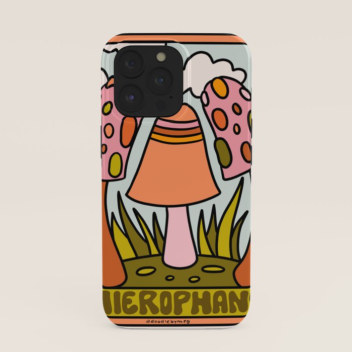 5. The Hierophant Mushroom iPhone Case