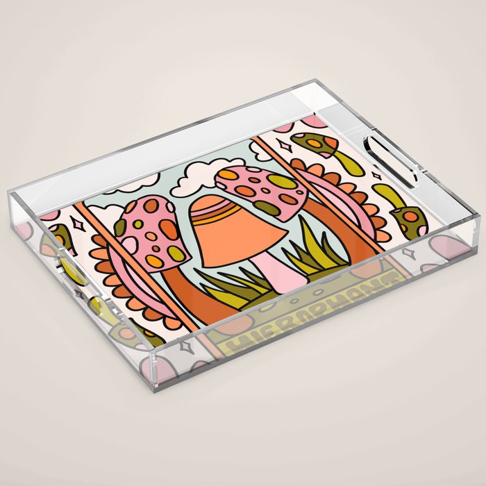5. The Hierophant Mushroom Acrylic Tray