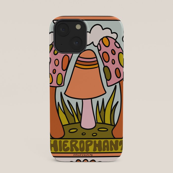 5. The Hierophant Mushroom iPhone Case