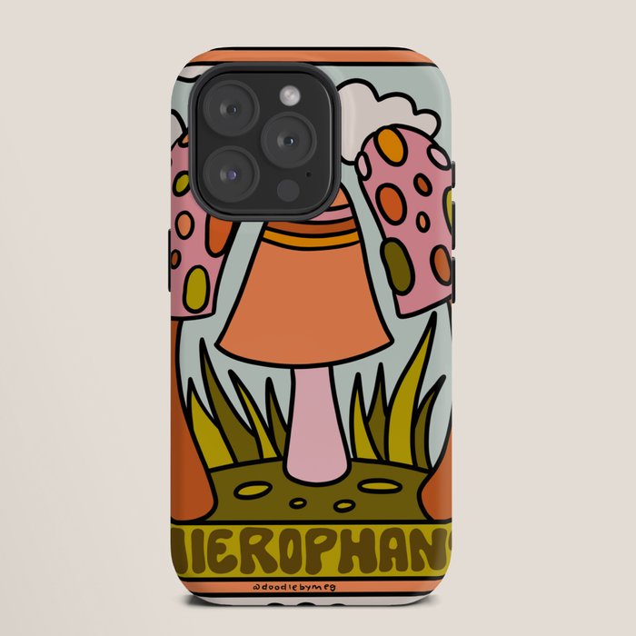 5. The Hierophant Mushroom iPhone Case