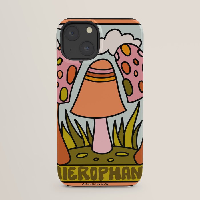 5. The Hierophant Mushroom iPhone Case