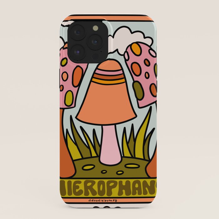 5. The Hierophant Mushroom iPhone Case