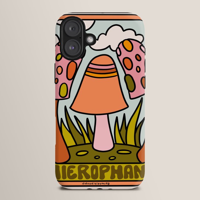5. The Hierophant Mushroom iPhone Case