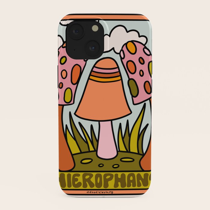 5. The Hierophant Mushroom iPhone Case
