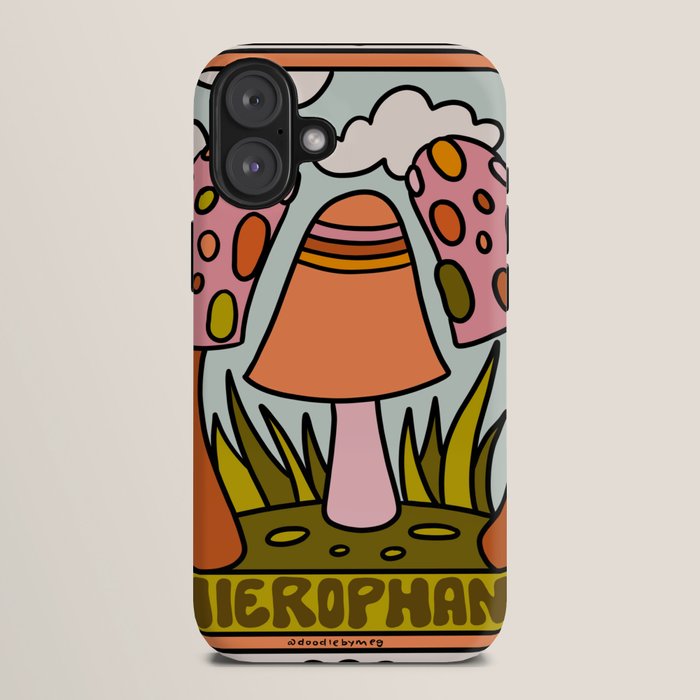 5. The Hierophant Mushroom iPhone Case