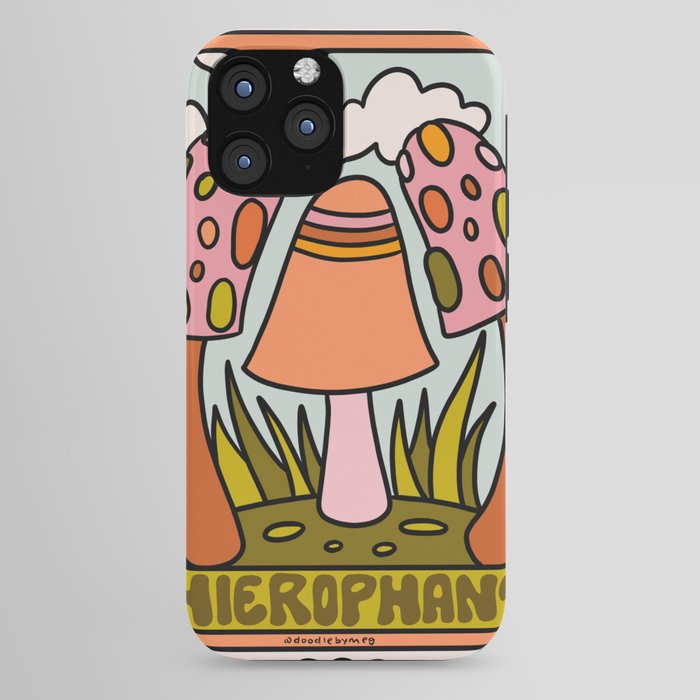 5. The Hierophant Mushroom iPhone Case