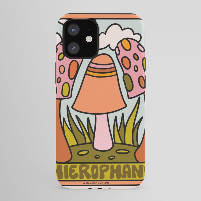 5. The Hierophant Mushroom iPhone Case