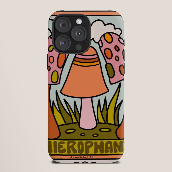 5. The Hierophant Mushroom iPhone Case