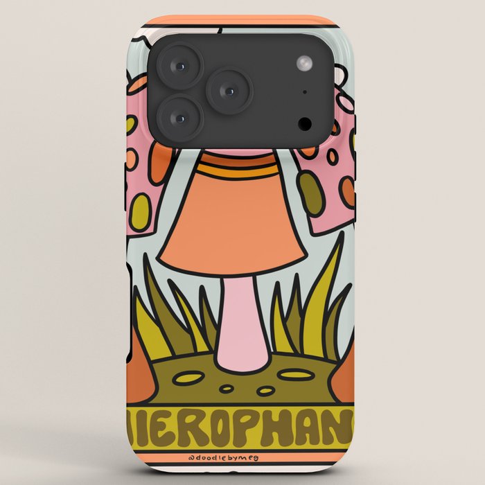 5. The Hierophant Mushroom iPhone Case