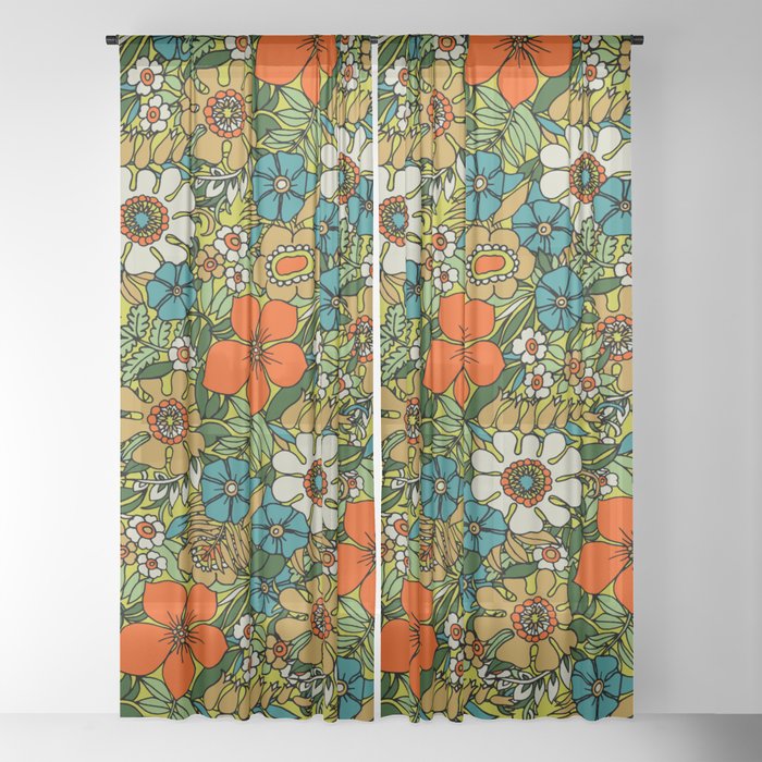 70s Plate Window Curtain