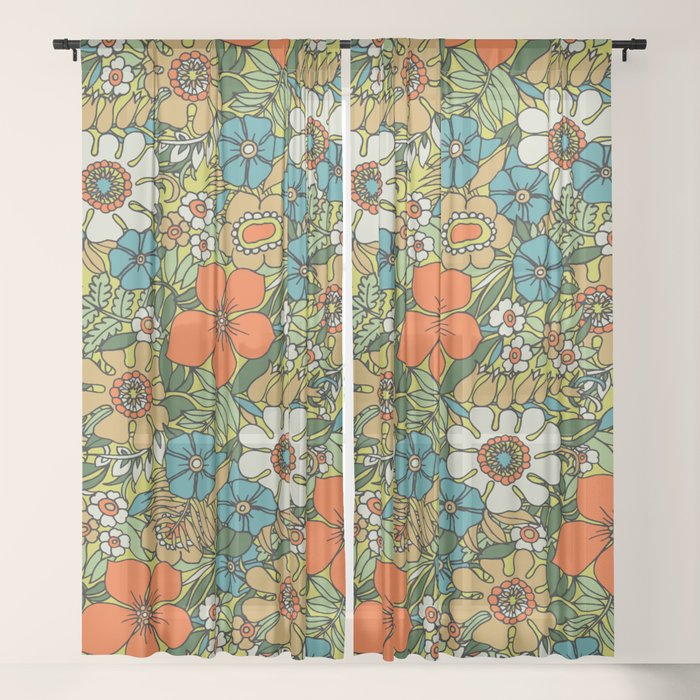 70s Plate Window Curtain