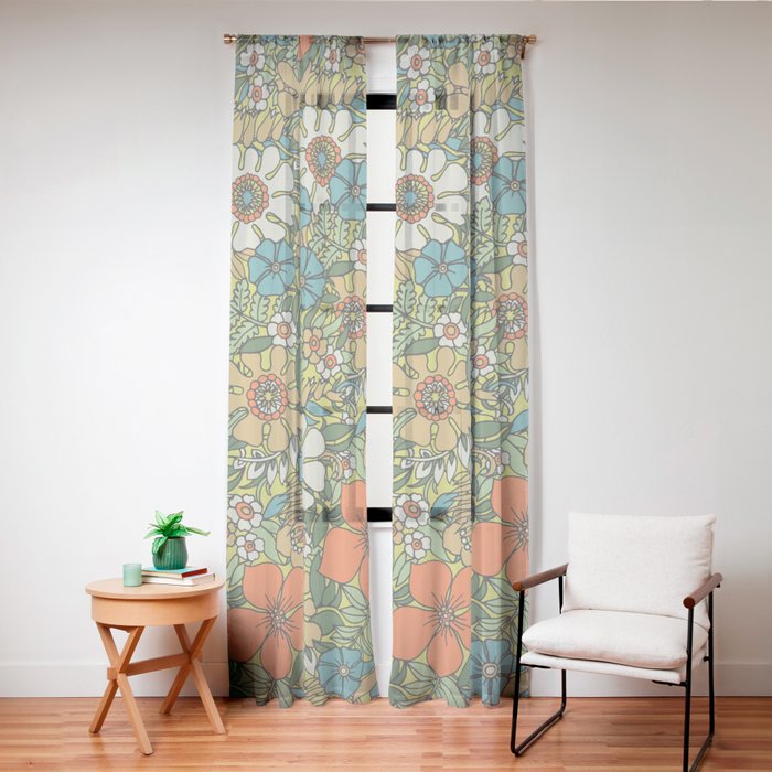 70s Plate Window Curtain