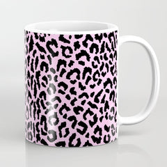2000s leopard-black on palest pink Coffee Mug