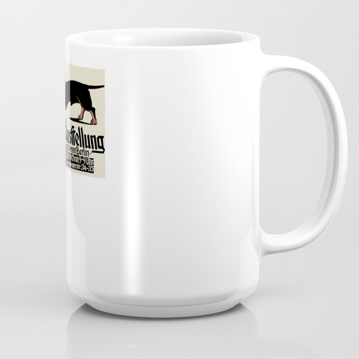 1905 German Dog Show Dachshund Poster Coffee Mug