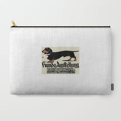 1905 German Dog Show Dachshund Poster Carry All Pouch