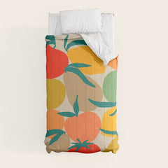 2025 RETRO FRUIT MARKET CALENDAR Comforter