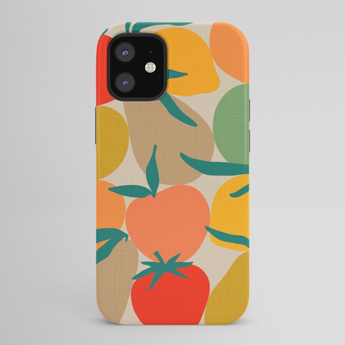 2025 RETRO FRUIT MARKET CALENDAR iPhone Case