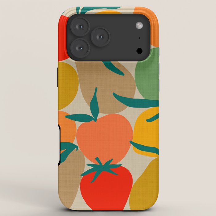 2025 RETRO FRUIT MARKET CALENDAR iPhone Case