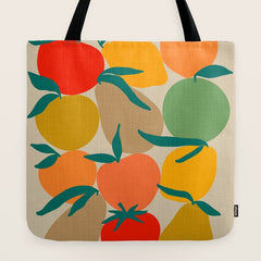 2025 RETRO FRUIT MARKET CALENDAR Tote Bag