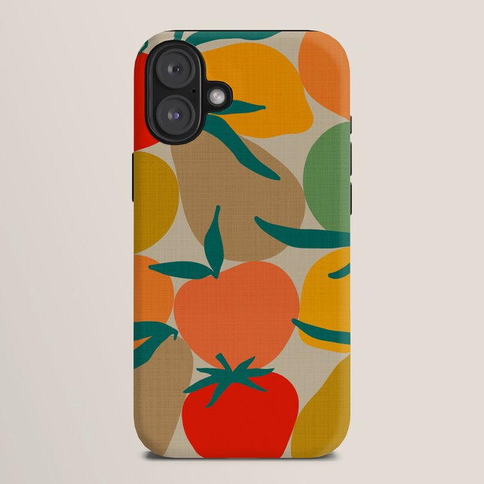 2025 RETRO FRUIT MARKET CALENDAR iPhone Case
