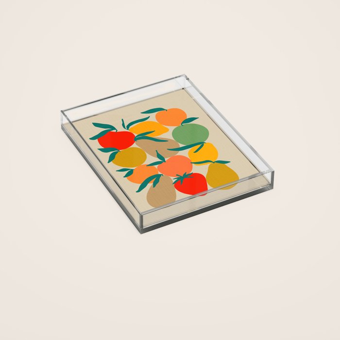 2025 RETRO FRUIT MARKET CALENDAR Acrylic Tray