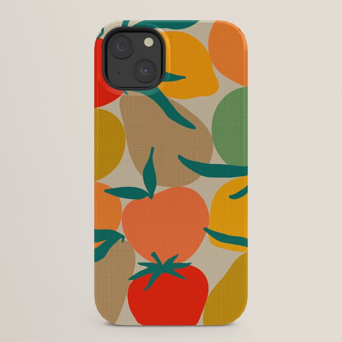 2025 RETRO FRUIT MARKET CALENDAR iPhone Case