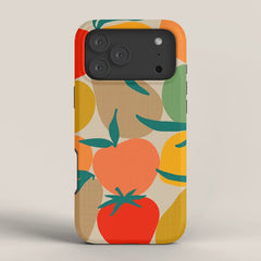 2025 RETRO FRUIT MARKET CALENDAR iPhone Case