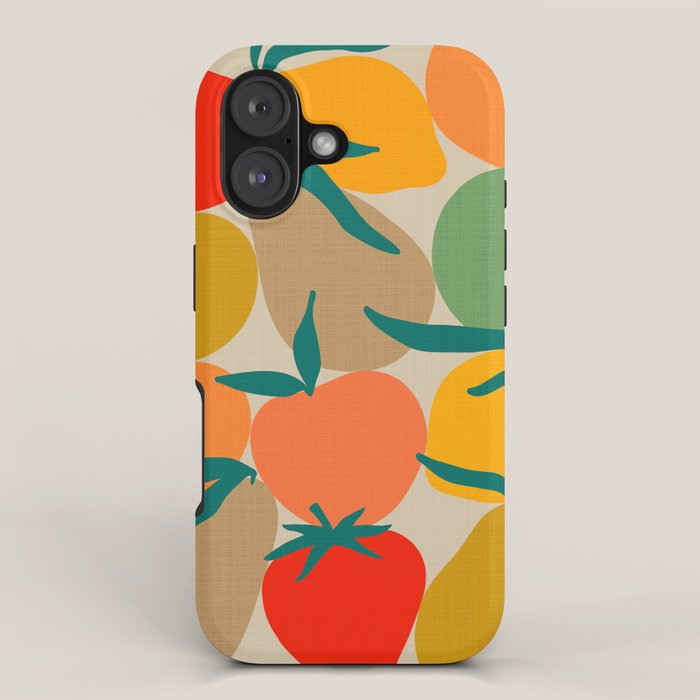 2025 RETRO FRUIT MARKET CALENDAR iPhone Case
