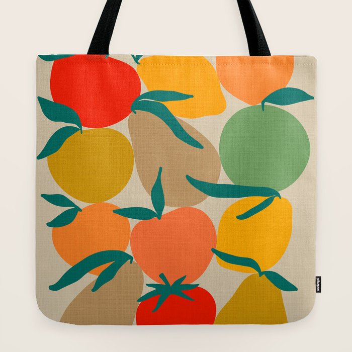 2025 RETRO FRUIT MARKET CALENDAR Tote Bag