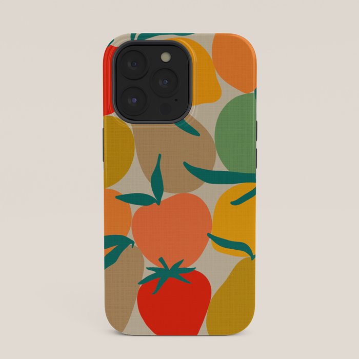 2025 RETRO FRUIT MARKET CALENDAR iPhone Case