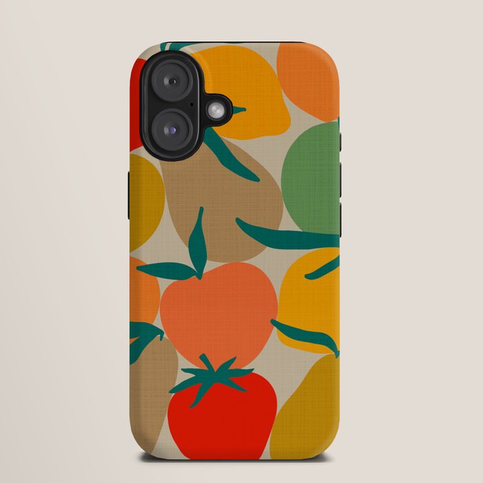 2025 RETRO FRUIT MARKET CALENDAR iPhone Case